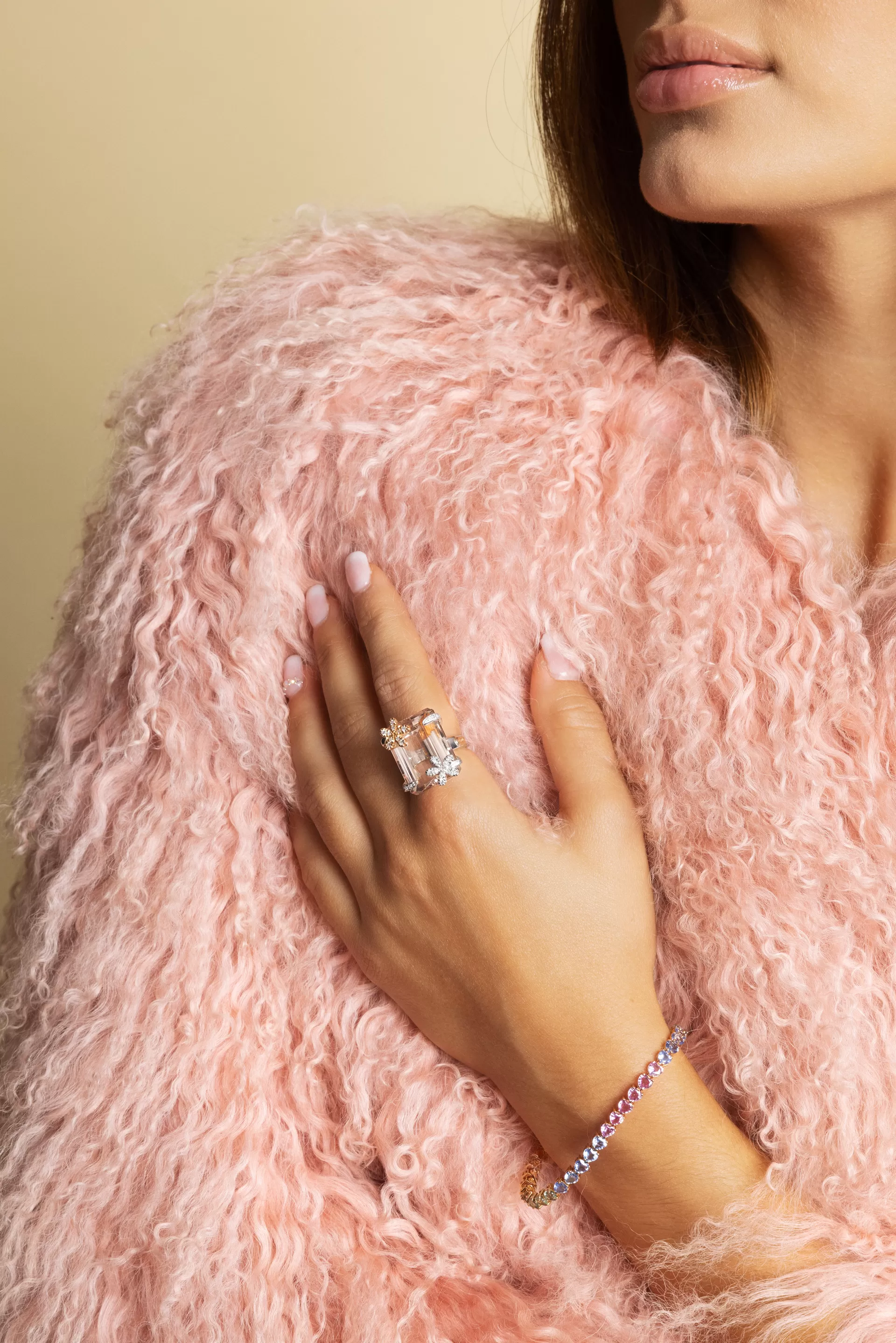Tennis Bracelet with Sapphires