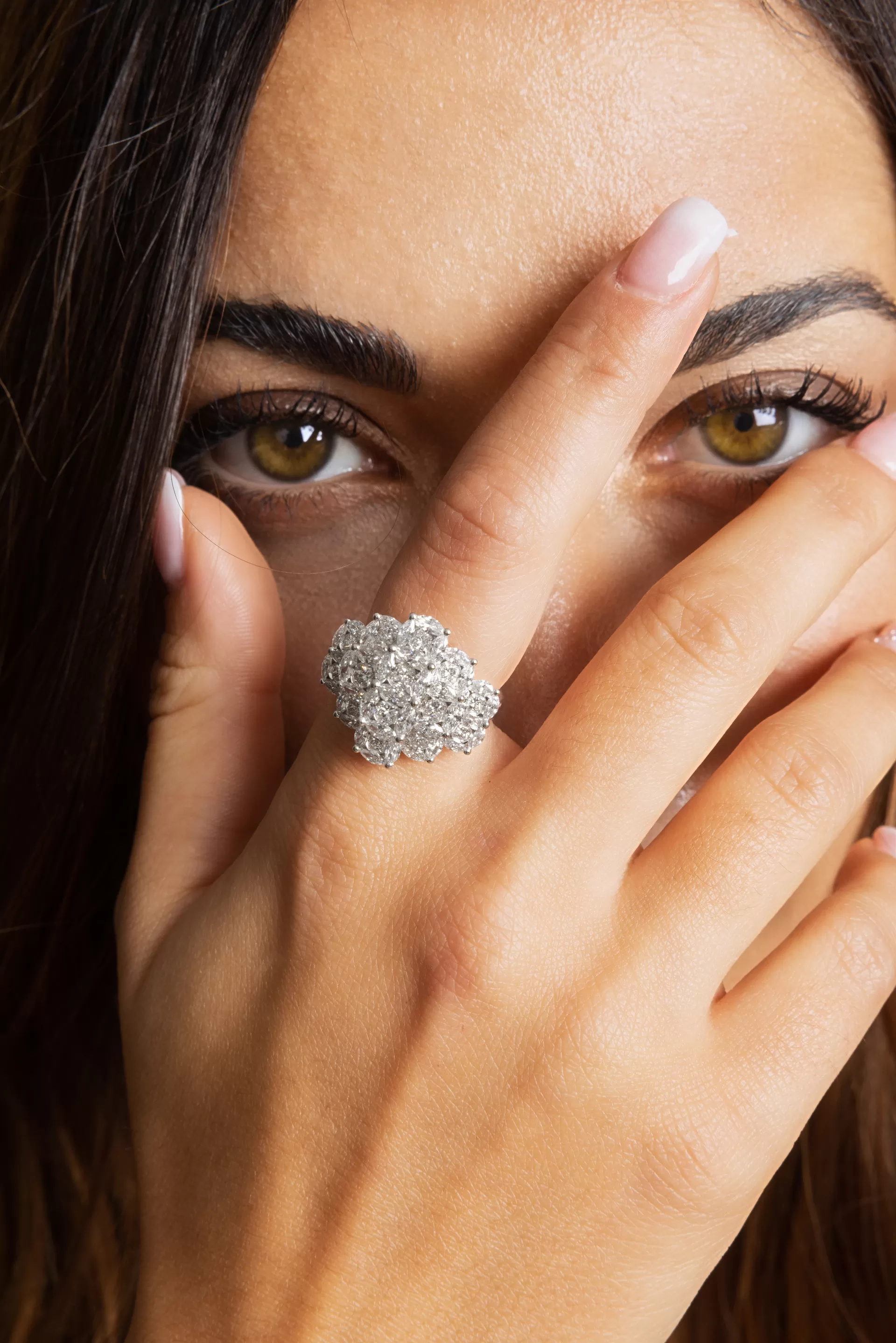 Ring seting Invisible